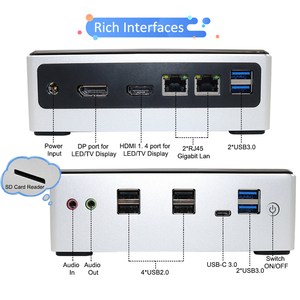Poderoso NUC PC Intel Core i5 8259U Quad Core DDR4 RAM HD DP computadoras Barebone sistema de apoyo de la pantalla 4K - Product Image 2