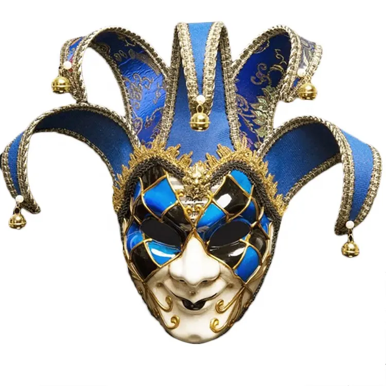 Poetic Exist Männer und Frauen Voll gesicht Kunststoff Classic Masquerade Party Venetian Jester Mask