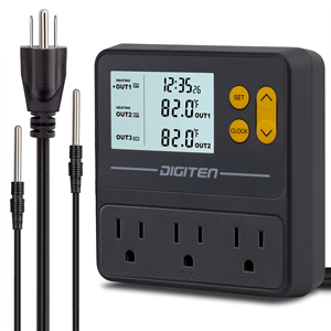 Reptile <strong>Temperature</strong> <strong>Controller</strong> with <strong>Timer</strong>, Day Night <strong>Temperature</strong> Control - Product Image 1