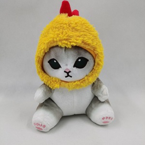 专业生产毛绒玩具吊坠鲨鱼猫钥匙扣书包吊坠小巧便携