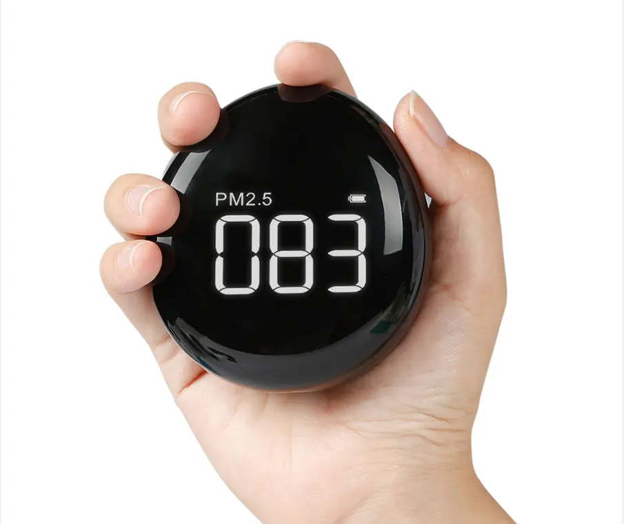 Detector de poluição, alta sensibilidade, portátil, inteligente, ao ar livre e interno, pm 2.5, qualidade do ar