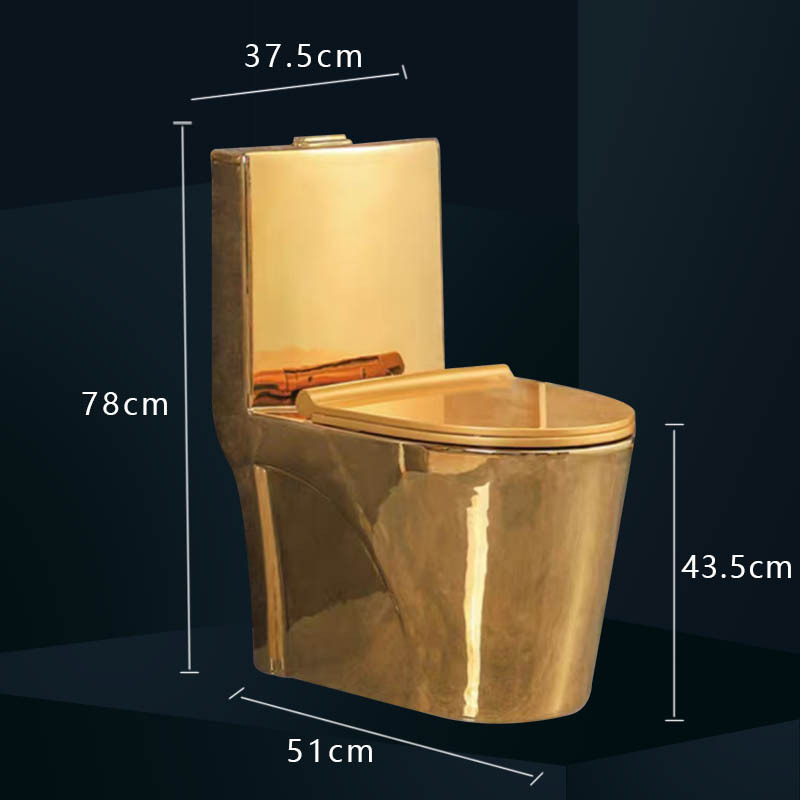 Toilette à couvercle fin en or pur modèle M-400