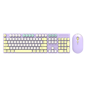 Combo de teclado y ratón inalámbricos de 2,4g personalizado Juego de teclado y ratón ultradelgado de 104 teclas Juego de teclado y ratón inalámbricos de 2,4g - Product Image 5