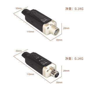 MV5 UHF kablosuz mikrofon sistemi verici ve alıcı kablolu mikrofonlar kablosuz mikrofon XLR kablosuz verici alıcı - Product Image 6