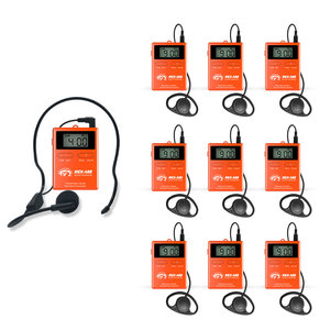 Sistema de intercomunicador inalámbrico para turismo, auriculares digitales de la mejor calidad, Uhf - Product Image 6