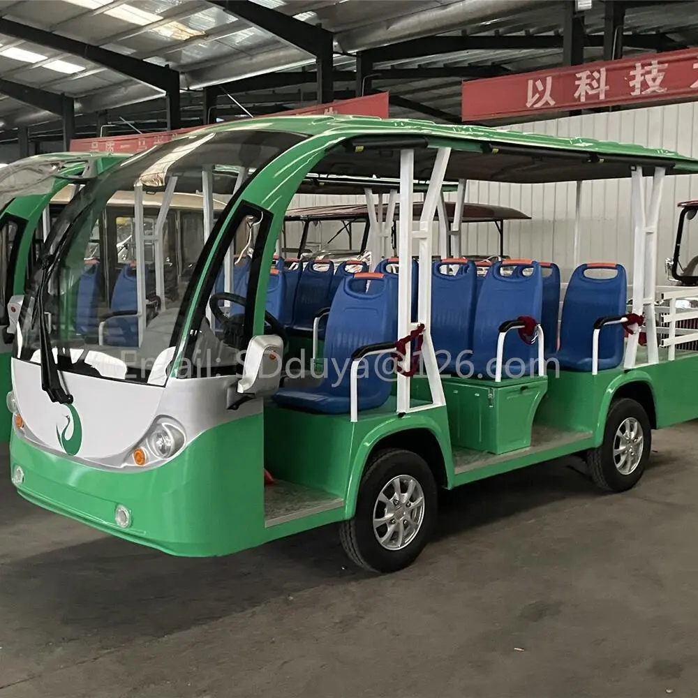 Four-Wheel Electric Vehicle New 14 Passenger Electric Vehicle