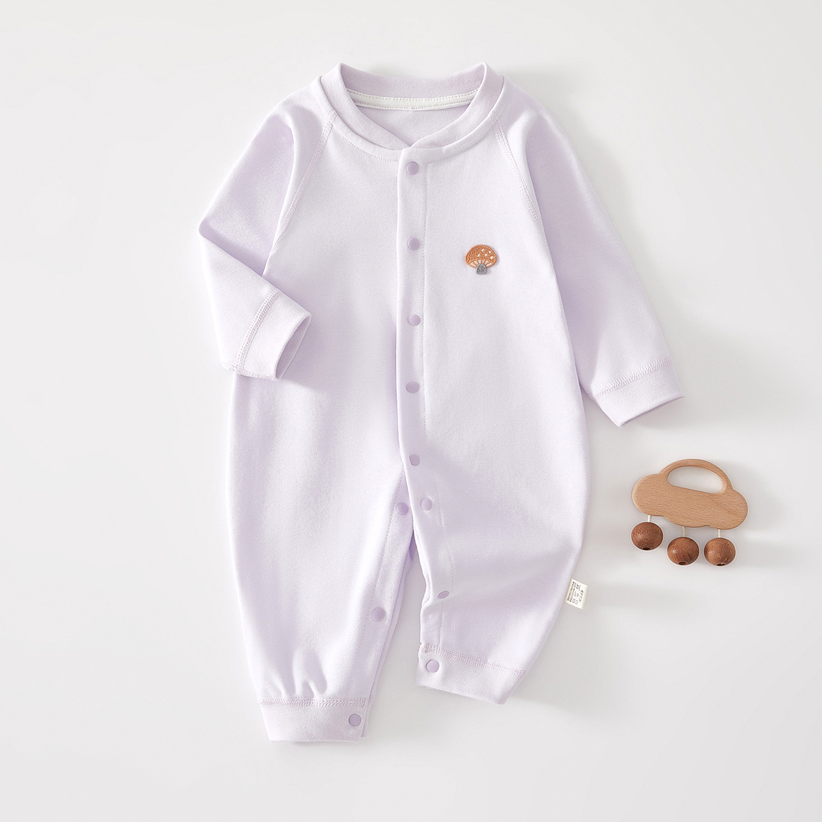 spring autumn body clothes pure purple grape