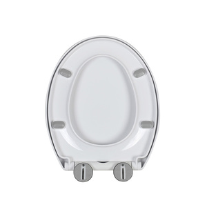ワンボタンクイックリリース機能トイレ蓋付きトイレ用ヨーロッパ標準ソフトクローズPPプラスチック便座カバーKJ-1013 - Product Image 3