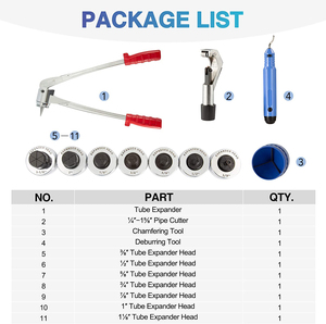 手动扩管工具手动型锻工具铜管扩管器套件 - Product Image 3