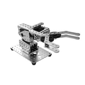 Kit per braccio funzionale Kit educativo per la programmazione di blocchi di costruzione in metallo versione telaio per auto MA2001 Kit di robotica