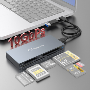 USB 3.2 Gen 2 CFexpress TypeB/CF/SD/TF/MS/XD/USB bellek kart okuyucu 6 in 1 çok kart okuyucu Hub 10Gbps Laptop için - Product Image 4