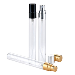 小型クリアチューブガラススプレーボトル2ml 3ml 5ml 10ml 15ml 20ml 30mlアトマイザー空気タイトガラス香水瓶エッセンシャルオイルボトル - Product Image 1