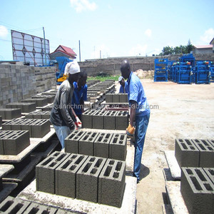 Máquinas de construcción Máquina automática de fabricación de bloques de enclavamiento, máquinas de fabricación de ladrillos huecos de hormigón - Product Image 2