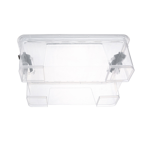 Trung Quốc 11L Tùy Chỉnh Trong Suốt Nhựa Lưu Trữ Hộp Vớ<span class=keywords><strong>i</strong></span> Nắp Đậy - Product Image 2