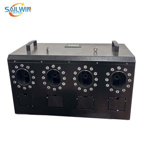 EU STOCK 4 отверстия 1500 Вт RGBW светодиодная дымовая Пузырьковая Машина DMX 512 управление сценическая профессиональная противотуманная пузырьковая машина для FX специальных эффектов - Product Image 5