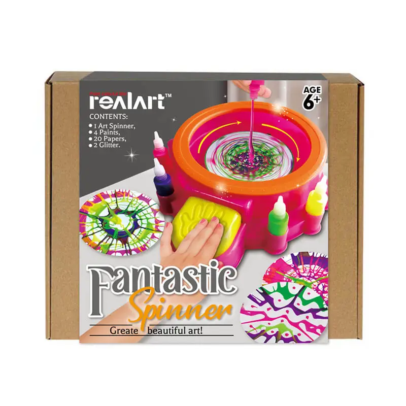 El yapmak yaratıcı diy çocuk eğitim eğlenceli oyuncak sanat fantastik spinner zanaat kiti