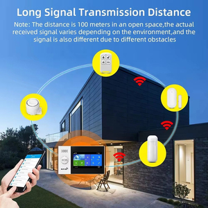 图雅专业中文短信运动传感器4G/GSM Wifi警报器报警系统入侵防盗报警系统 - Product Image 3