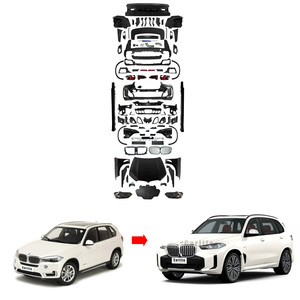 New Bumpers Body Kit Use for <strong>BMW</strong> X5 F15 2013-2018 Modification Alteration to 2024 X5MT <strong>LCI</strong> Model with Hood Front Bumper Fender. - Product Image 3