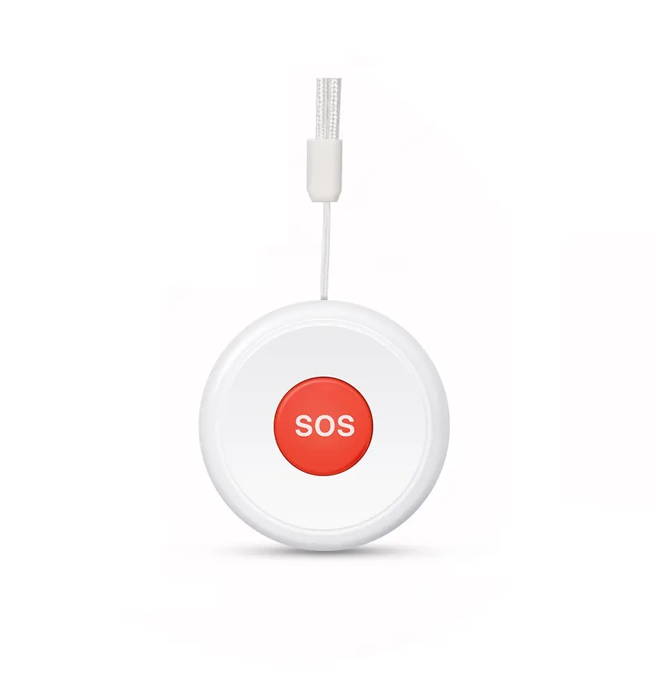 Tuya ZigBee Mini SOS ปุ่มตกใจไร้สายฉุกเฉินปลุกความปลอดภัยส่วนบุคคลสําหรับระบบรักษาความปลอดภัยภายในบ้าน