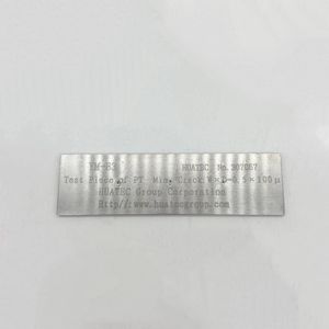 Penetrant test örneği YM-B(B3) derinlik 100um genişlik hedef değeri 0.5um kalibrasyon bloğu - Product Image 6