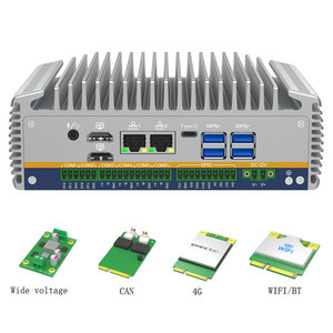 Sihovision Industrial Mini Desktop PC 12th Gen Core I7-1255U Fanless <strong>Embedded</strong> Mini <strong>Computer</strong> with <strong>Type</strong>-C GPIO AU/US/EU Plugs - Product Image 1