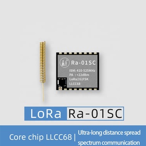 Ra-01 Ra-01SC LoRa周波数モジュールSPI UARTインターフェイスLLCC68 433MHZ Wifiワイヤレス送信LoRaモジュール433MHZ RFモジュール - Product Image 3