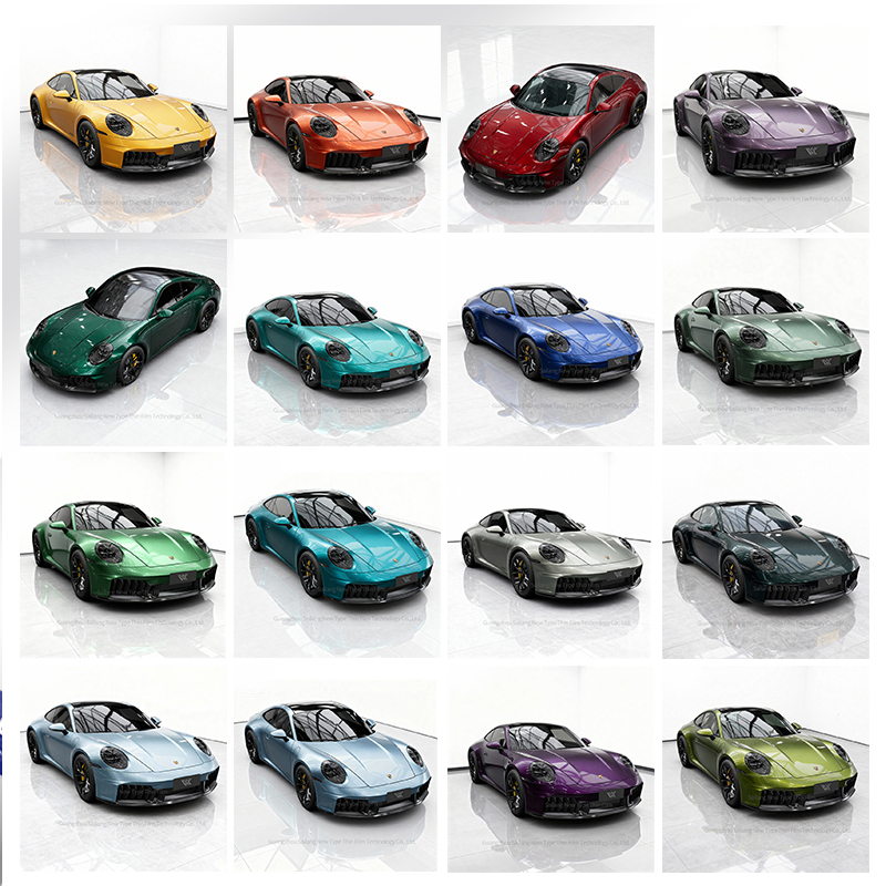 PPF de colores: más de 350 colores