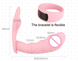 Bragas vibradoras de 10 velocidades con Control remoto, bragas vibradoras de Punto G con pene - Product Image 1