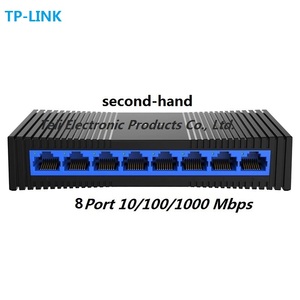 Tp-link di seconda mano interruttore a 8 porte 10/100/1000Mbps a basso costo splitter di rete RG45 ufficio fabbrica utilizza interruttore di rete