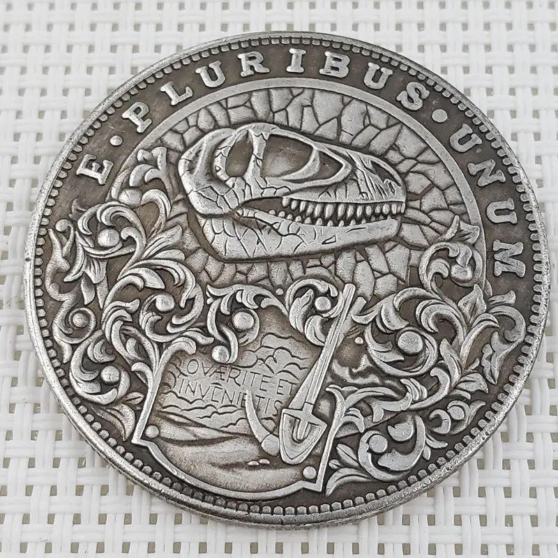 Monedas de plata de dinosaurio, venta al por mayor