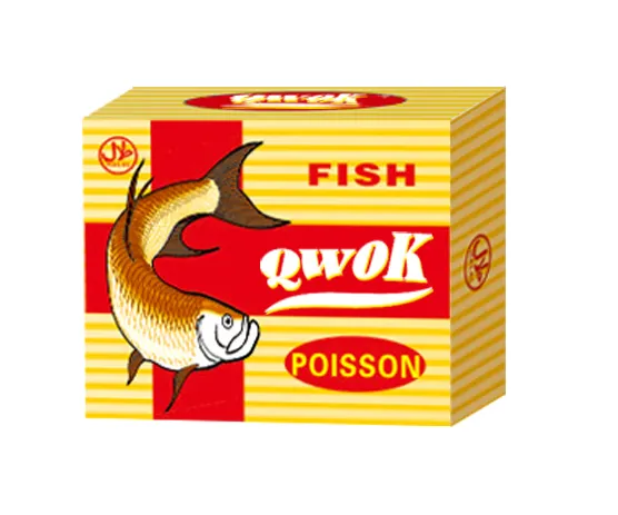 Caldo de peixe da série qwok