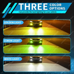 ไฟหน้า <span class=keywords><strong>LED</strong></span> CANbus H7พร้อมชิป3570 CSP 40W ไฟตัดหมอกรถยนต์เลนส์สามสี H4 H11เลเซอร์9005ไฟหน้า <span class=keywords><strong>LED</strong></span> 9006 - Product Image 2