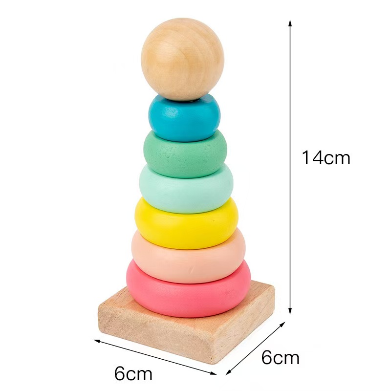 Macaron color tower