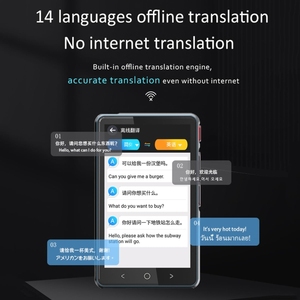 P40 traduttore intelligente di lingue 135 vocale intelligente traduzione Online macchina Offline multilingue discorso traduci (nero) - Product Image 5