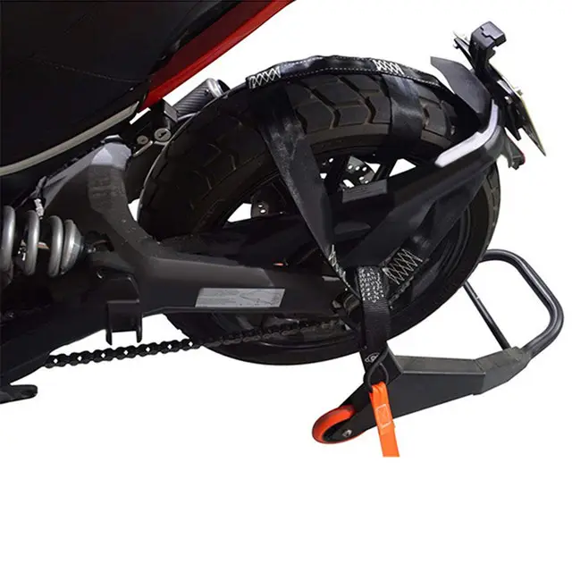 Motocicleta Veículo Elétrico Correia De Ligação Moto Pneu Roda Traseira Fixação Banda Correia De Fixação Alça de ligação do pneu
