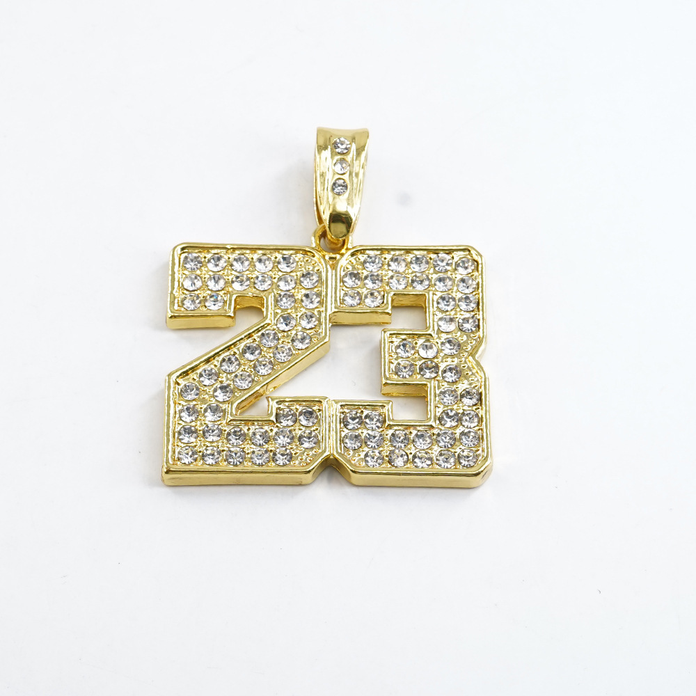 Gold single pendant