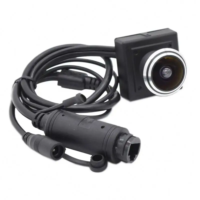Telecamera Ip Hd da 5.0Megapixel 5MP obiettivo Fisheye da 185 gradi 1.78mm telecamera Ip per porta in miniatura POE 4K 8MP IMX307