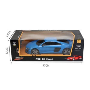 PNCของเล่นลิขสิทธิ์รถเด็ก 1/16 2.4Ghzรีโมทคอนโทรลรถของเล่นฟังก์ชั่นเต็มรูปแบบAudi R8 Coupe RCรถพร้อมไฟหน้า-12KM