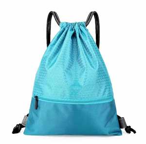 Promotional 600D 420D 210D Polyester Drawstring Bags With Custom Logo Sports Gym Backpack Pull <strong>String</strong> Backpacks Cinch Tote Bag - Product Image 1