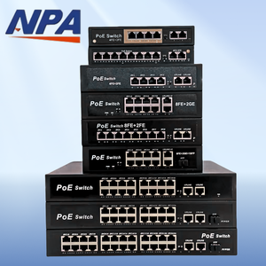 Küçük boy Mini tarzı fabrika 10/100M Unmanage POE anahtarı Cctv monitör için 8 Port - Product Image 6
