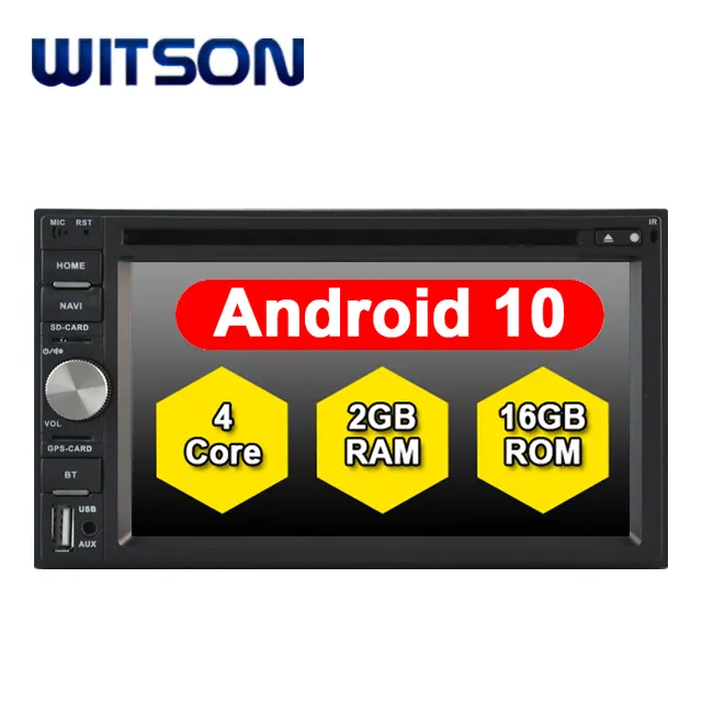 WITSON ANDROID 10.0 araba DVD OYNATICI için evrensel çift DVD OYNATICI indir GPS yazılımı