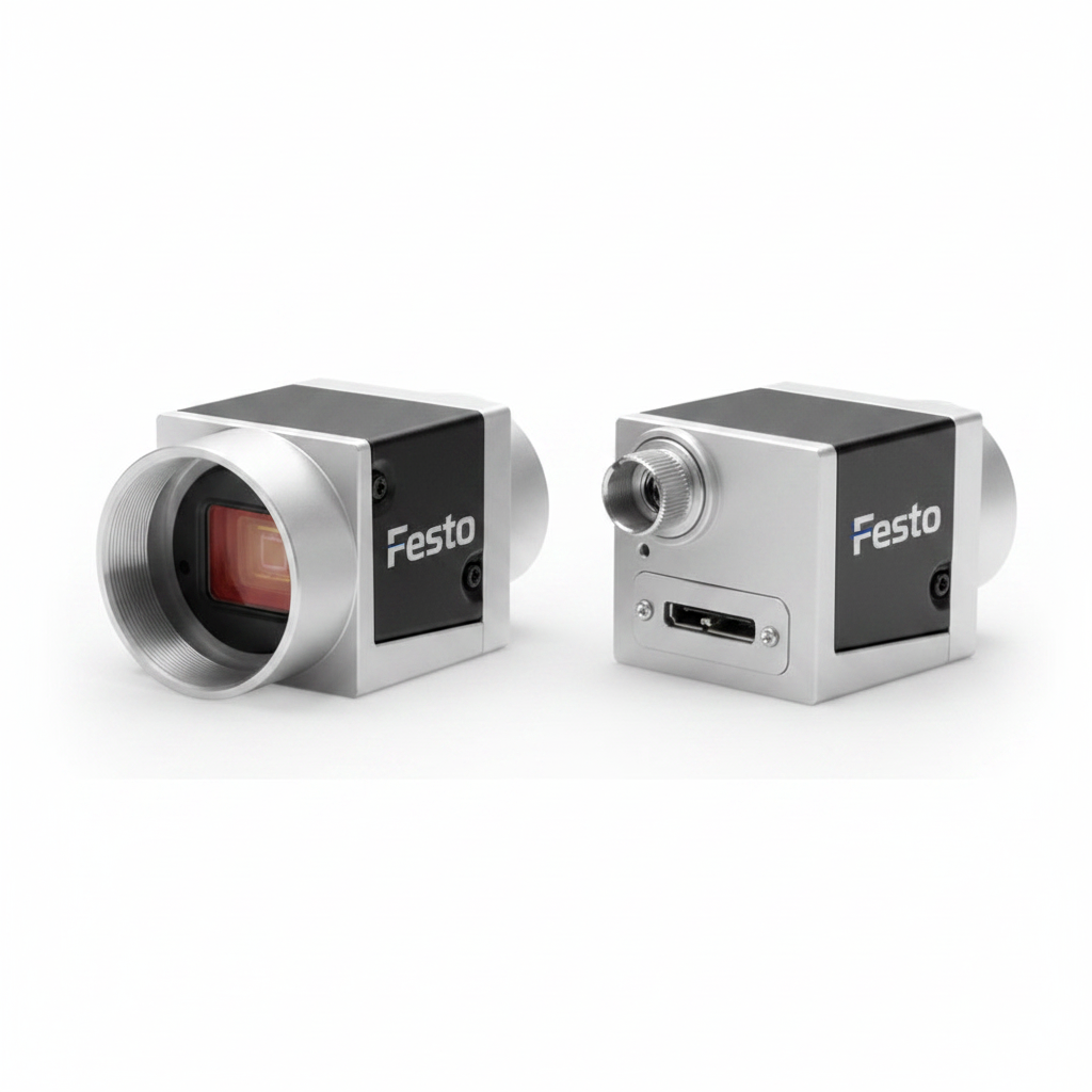 Dfm-32-50-p-a-gf-กระบอกสูบนำทาง Festo 32มม. 50มม. ยึดแบบ Yoke-32มม.-50มม.