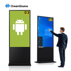 LCD quảng cáo hiển thị Totem 43 49 55 65inch kỹ thuật số Bảng <span class=keywords><strong>menu</strong></span> cho nhà hàng Màn hình cảm ứng màn hình kiosk Android - Product Image 1