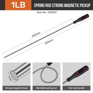 550mm Flexible Magnetic DIY Pick-Up <strong>Tool</strong> with Extension OEM &amp; ODM Customized Support - Product Image 2
