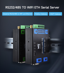 Industrial Grade Serial Server <strong>RS232</strong>/485 <strong>to</strong> WiFi and <strong>Ethernet</strong>, Modbus Gateway, MQTT Gateway, Metal Case - Product Image 2