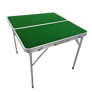 Tùy Chỉnh Di Động Ngoài Trời <span class=keywords><strong>Mahjong</strong></span> Bảng Vuông Thiết Kế Cho 4 Người Phong Cách Hiện Đại Có Thể Gập Lại Cờ Bạc Gấp <span class=keywords><strong>Mahjong</strong></span> Bảng - Product Image 4