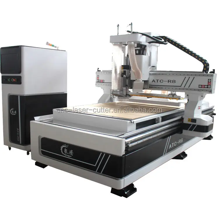 Enrutador atc cnc 1325 para muebles, máquina de prensado en caliente laminada de China, madera