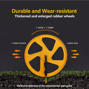 Cao cấp 13-inch xách tay Ba lần đo bánh xe công nghiệp/DIY khảo sát công cụ cho khoảng cách lên 99,999.9 feet OEM tùy chỉnh - Product Image 4