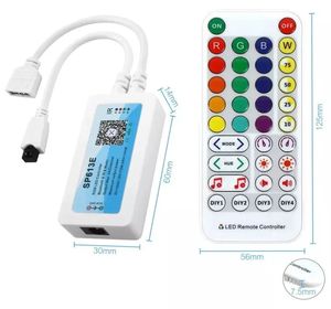SP613E SP614E синий зуб RGB RGBW полоска контроллер SPI 5V 12V 24V светодиодное приложение и музыка Встроенный микрофон мини ИК пульт дистанционного управления - Product Image 4