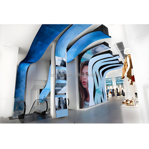 P2 P3 P4 Anpassbarer kreativer F-Bogen-LED-Tunnel Raumzeit tunnel Gebogene LED-Videowand Flexible weiche LED-Modul-Bildschirm anzeige - Product Image 1